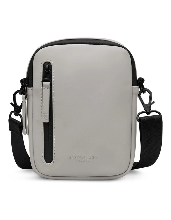 Gaston Luga Dash Verti Crossbody Travel Bag in Taupe image 1