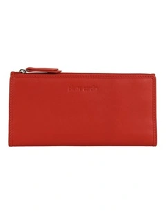 Pierre Cardin Genuine Leather Bi-Fold Wallet in Orange
