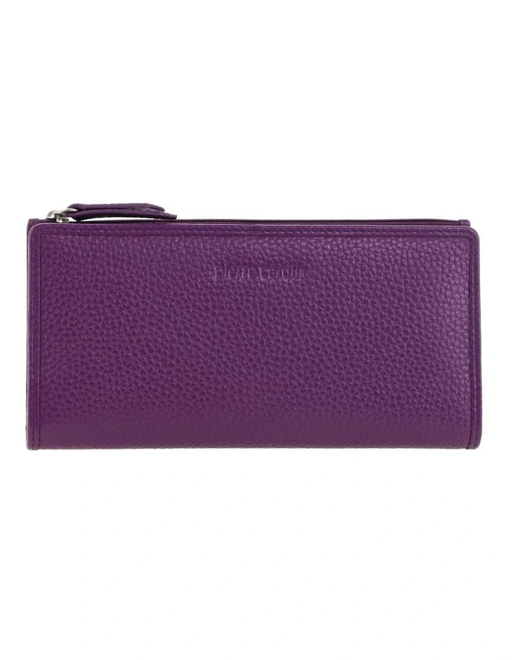 Pierre Cardin Genuine Leather Bi-Fold Wallet in Violet image 1