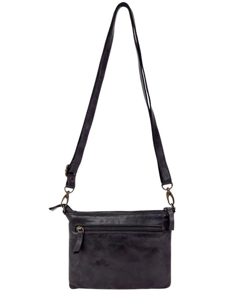 [Ballarat]   [Quilted Leather]   [Crossbody Bag] [in Black] image 2