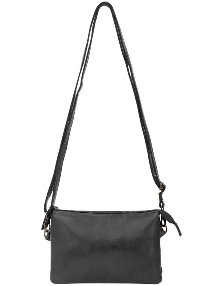 [Devonport]   [Leather]   [Crossbody Bag] [in Black] image 1