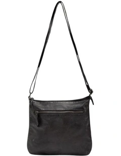 [Tenterfield]   [Leather]   [Large Crossbody Bag] [in Black]