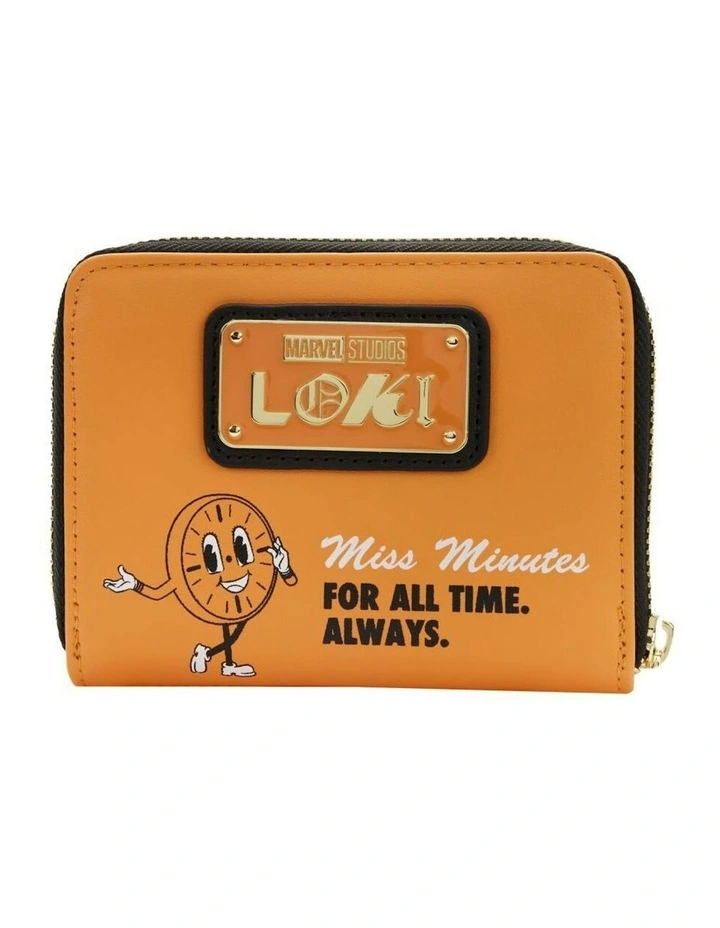 Loki TV TVA Miss Minutes Zip Around Coin Purse Wallet w/ Card Holder 12.7cm image 2