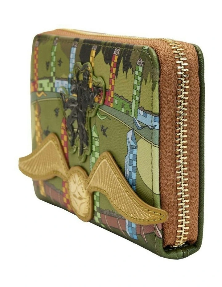 Harry Potter Golden Snitch Zip Around Coin Purse Wallet w/ Card Holder 15.24cm image 2