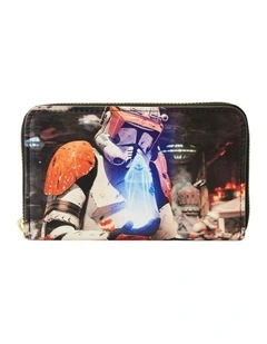 Loungefly Star Wars Episode 3 Revenge of the Sith Scene Zip Around Money Wallet