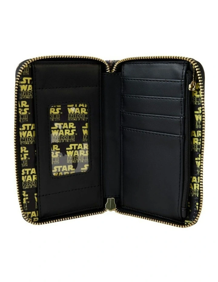 Loungefly Star Wars Episode 3 Revenge of the Sith Scene Zip Around Money Wallet image 4