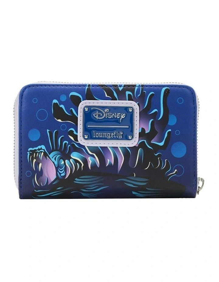 Little Mermaid 1989 Ursula Lair Glow Zip Around Purse Wallet 4in image 4