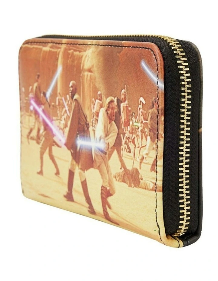 Star Wars Ep2 Attack of the Clones Zip Around Wallet Coin Purse 6x4in image 2