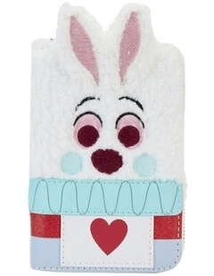 Alice in Wonderland 1951 White Rabbit Zip Wallet Coin Purse 6x4in