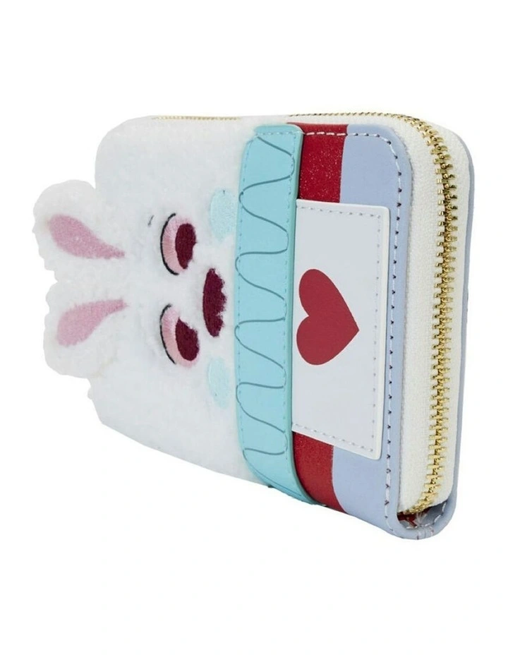 Alice in Wonderland 1951 White Rabbit Zip Wallet Coin Purse 6x4in image 2