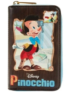 Pinocchio 1940 Classic Book Zip Close Purse/Wallet