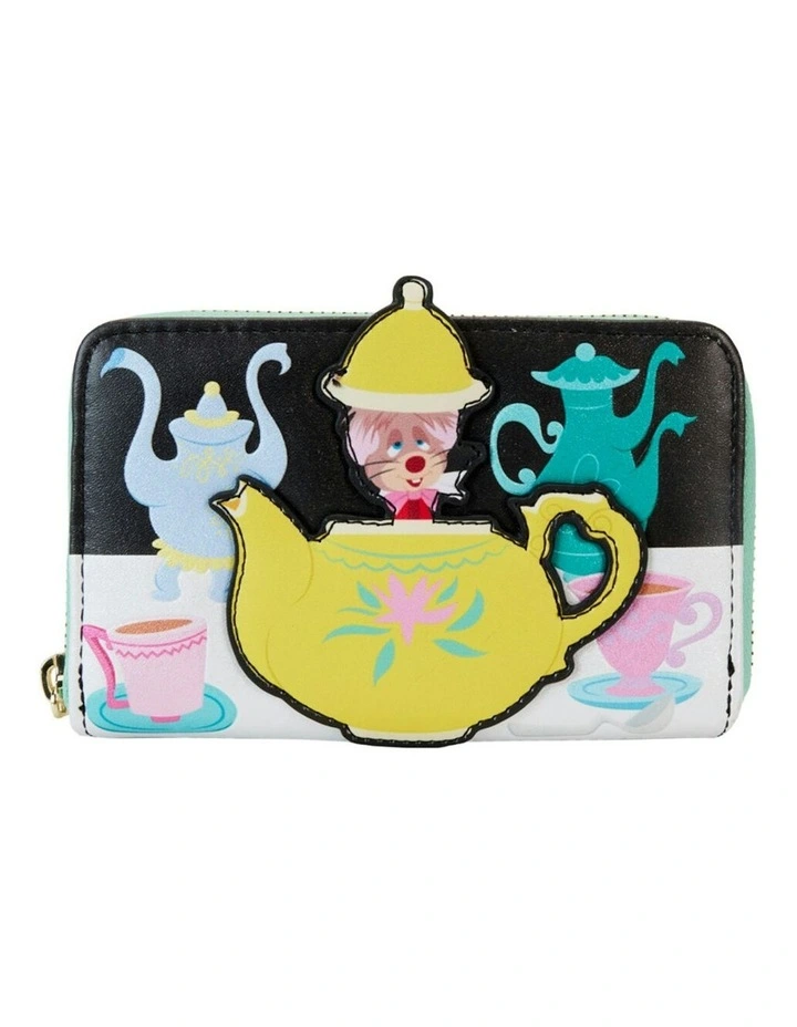 Alice in Wonderland 1951 Unbirthday Zip Wallet Coin Purse 6x4in image 5