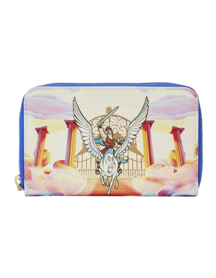 Hercules 1997 Mount Olympus Gates Zip Around Wallet Purse w/ Card Holder 15.24cm image 1