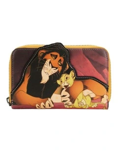 The Lion King 1994 Scar Scene Zip Wallet/Purse 6x4in