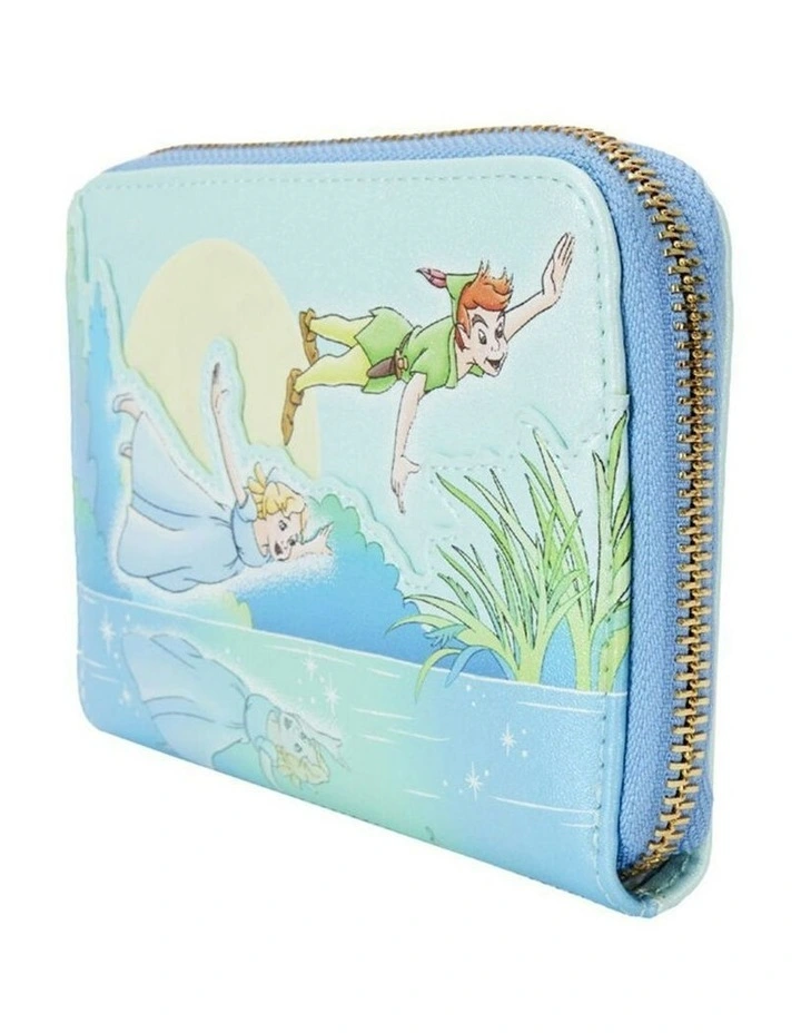 Peter Pan (1953) inYou Can Flyin Glow Zip Wallet Coin Purse 6x4in image 2