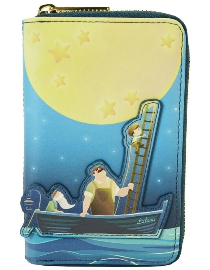 La Luna Moon Glow 4 Slot Zip Around Wallet Coin Purse 4x6in image 6