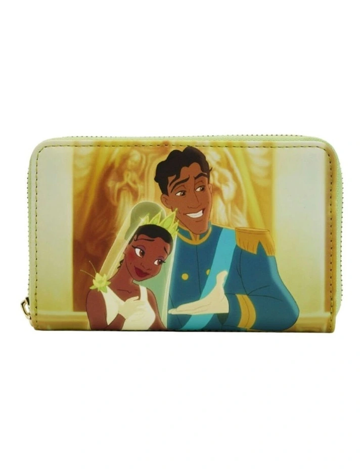 The Princess & the Frog Scene Zip Around Purse Wallet 4in image 1