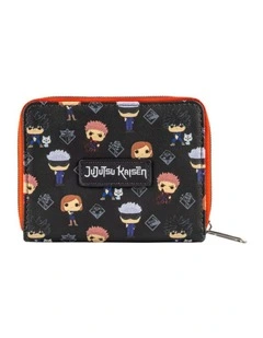 Jujutsu Kaisen Funko Pop Print Zip Around Wallet Coin/Cash Purse Unisex