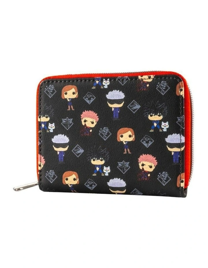 Jujutsu Kaisen Funko Pop Print Zip Around Wallet Coin/Cash Purse Unisex image 3