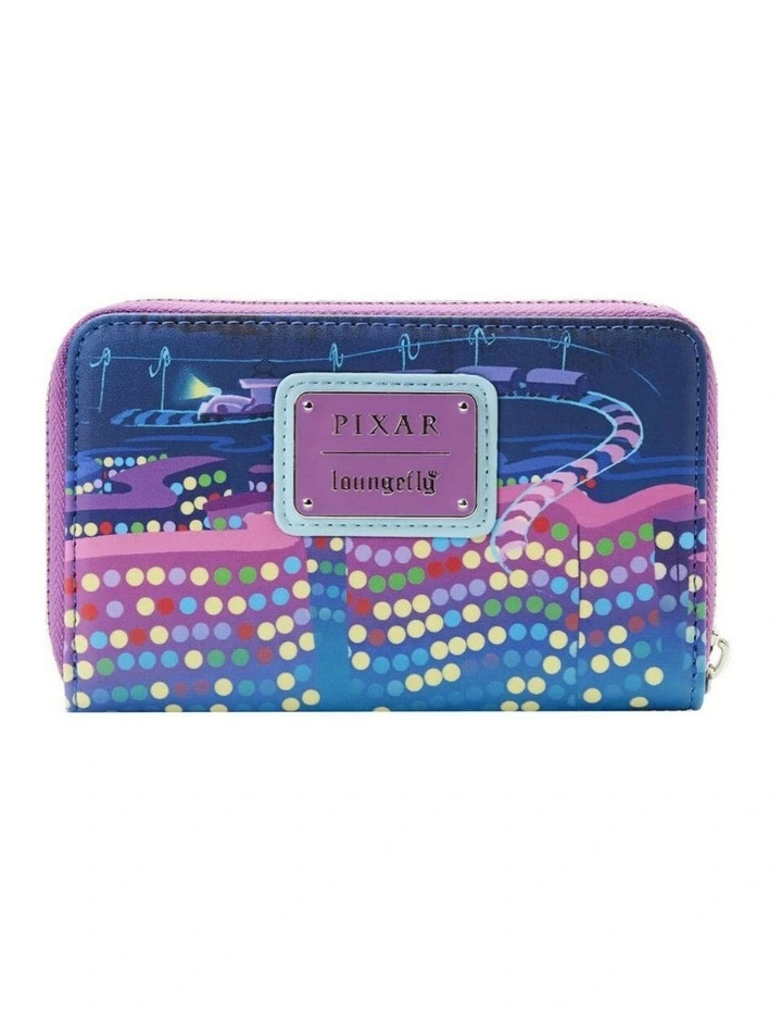 Inside Out Control Panel Zip Around Coin Purse Wallet w/ Card Holder 12.7cm image 3