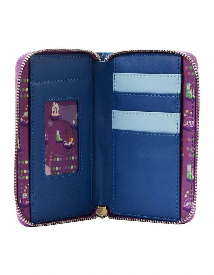 Inside Out Control Panel Zip Around Coin Purse Wallet w/ Card Holder 12.7cm image 4