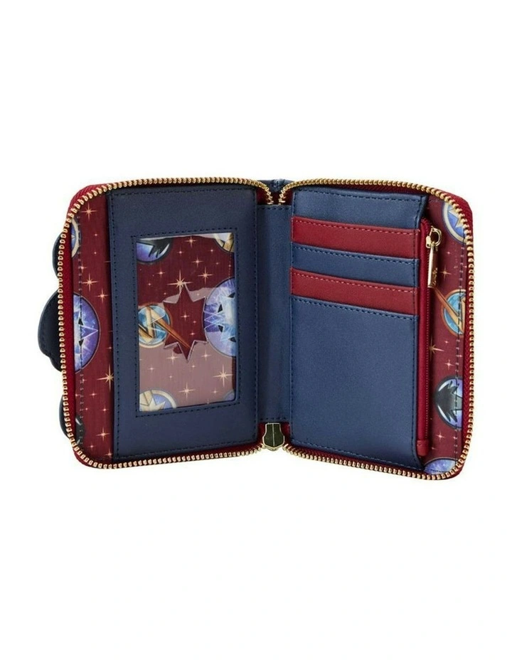 The Marvels 2023 Group Glow Zip Around Wallet Coin Purse 5x4in image 6