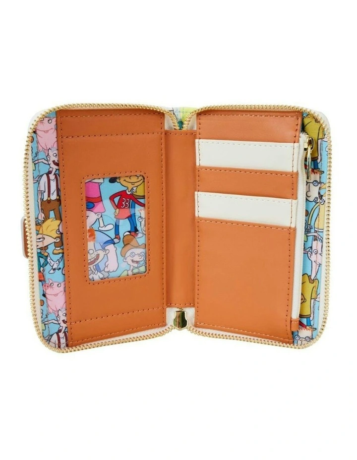Hey Arnold House Women's Zip Wallet Coin/Cash Carry Purse 6x4in image 3