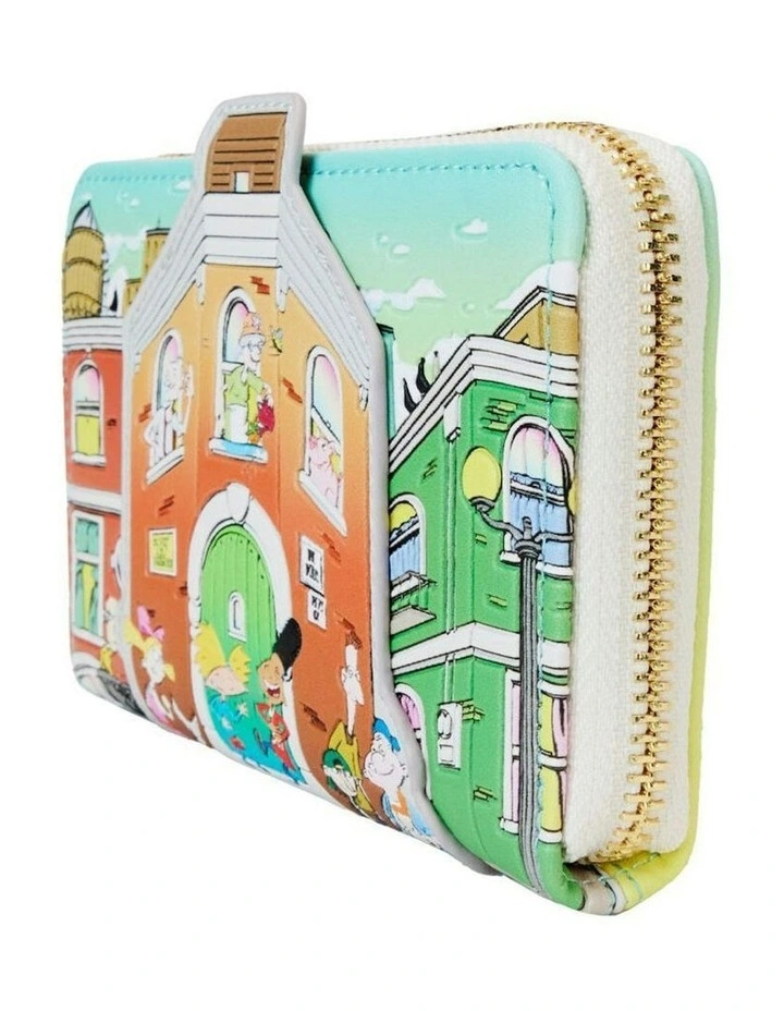 Hey Arnold House Women's Zip Wallet Coin/Cash Carry Purse 6x4in image 4