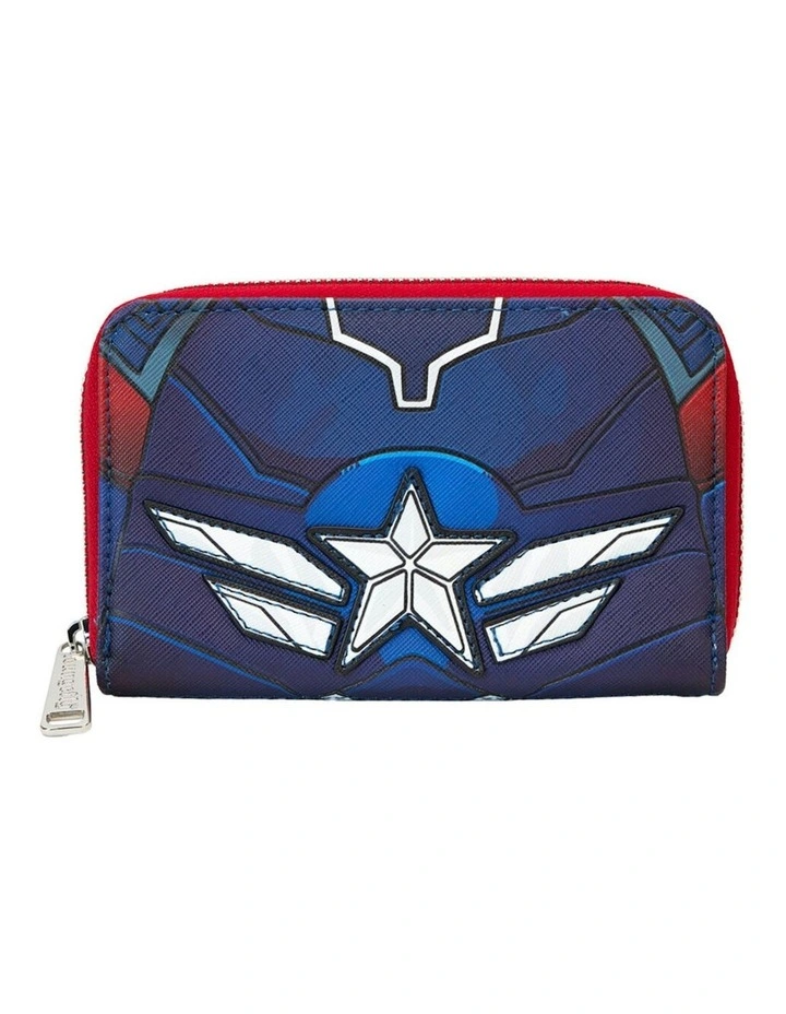 Captain America 4 Brave New World Zip Wallet Coin Purse 6x4in image 1
