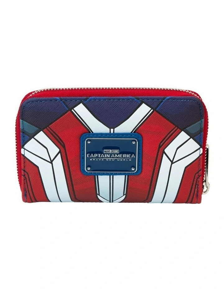 Captain America 4 Brave New World Zip Wallet Coin Purse 6x4in image 7
