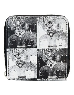 The Beatles Revolver Album Zip Around Wallet Coin Purse 4in
