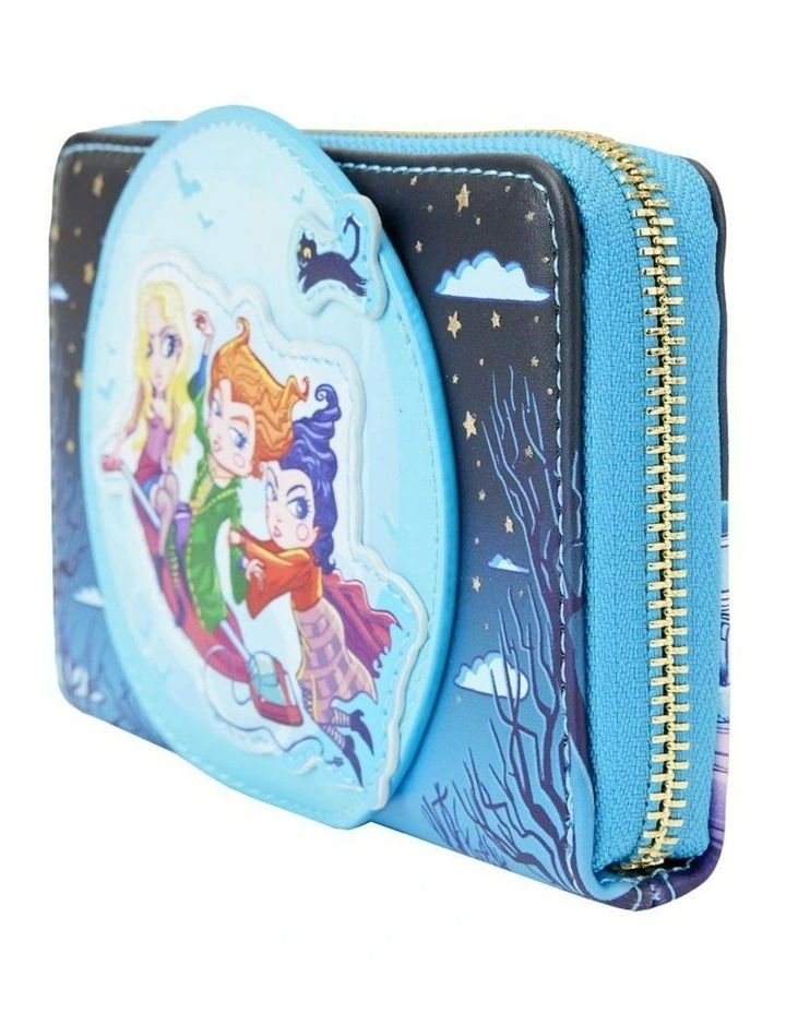 Loungefly Hocus Pocus Poster Glow Zip Around Wallet Money Pouch Bill Organiser image 7