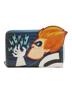 The Incredibles Syndrome Glow Zip Around Wallet/Purse
