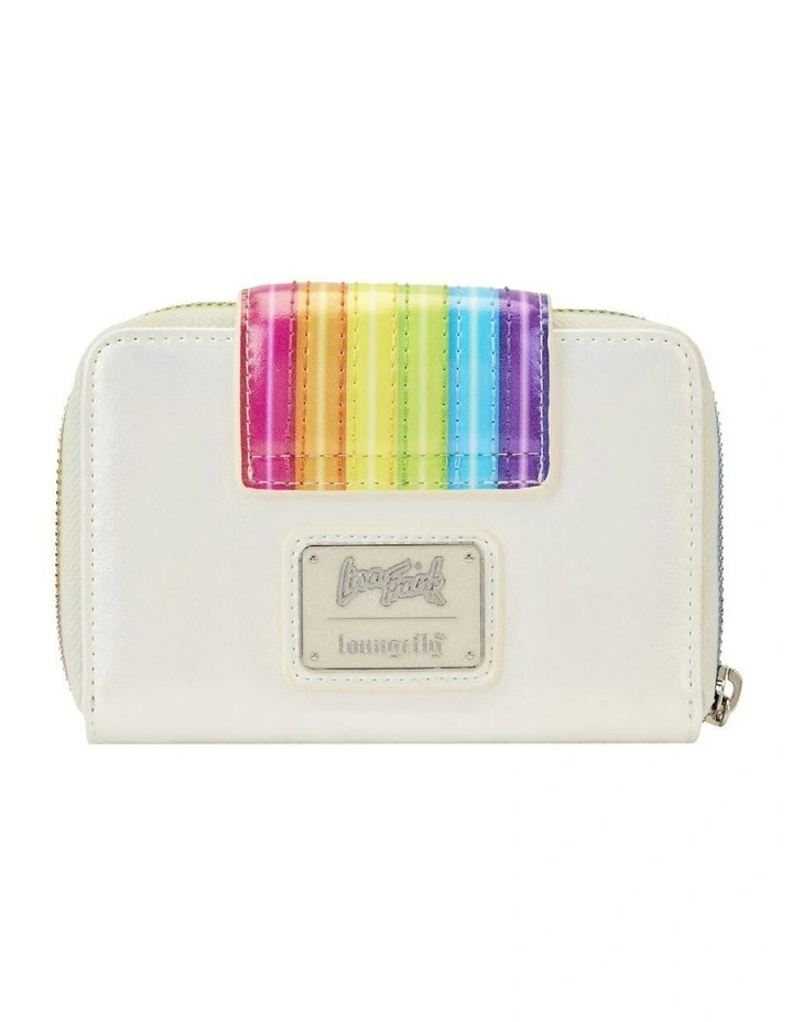 Lisa Frank Rainbow Logo Zip Around Wallet Coin Purse w/ Card Holder 15.24cm image 3