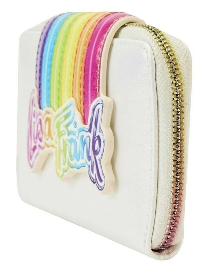 Lisa Frank Rainbow Logo Zip Around Wallet Coin Purse w/ Card Holder 15.24cm image 5
