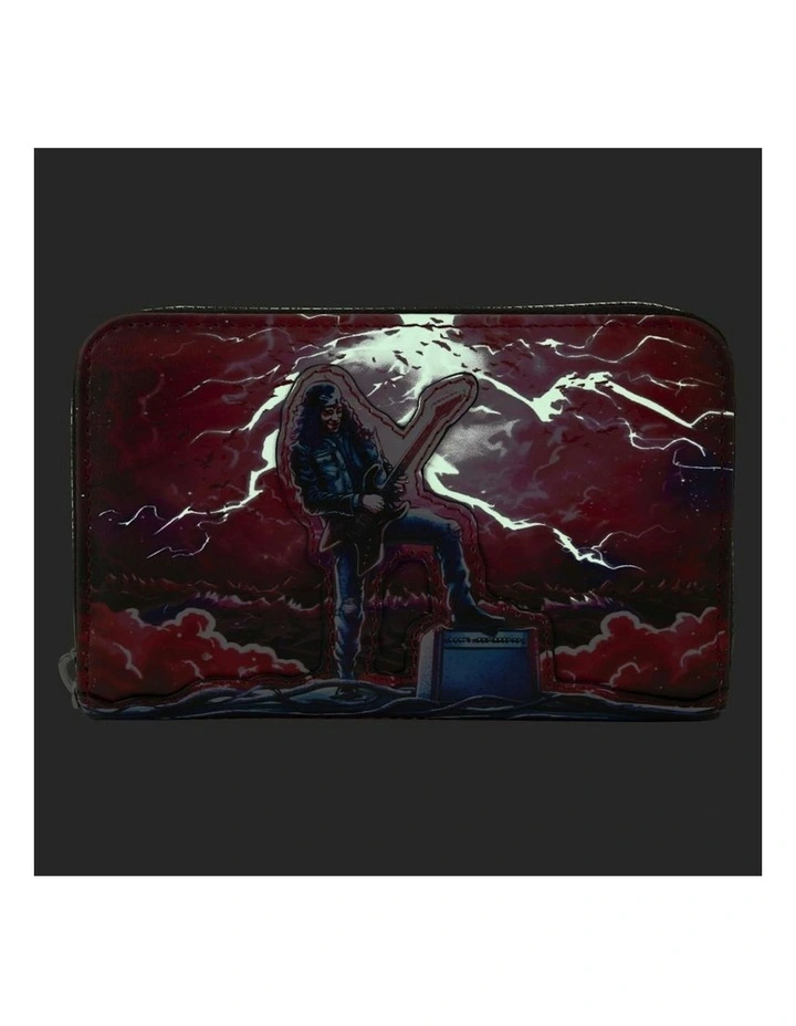 Loungefly Stranger Things Eddie Munson Tribute Glow Zip Around Wallet Organiser image 2