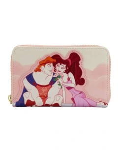 Hercules 1997 & Megara 25th Annivy Zip Around Purse Wallet w/Card Holder 15.24cm