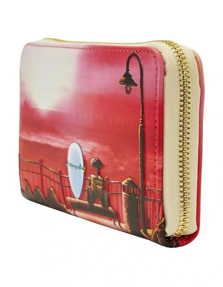 Wall-E Faux Leather Date Night Zip Purse Mini Zip Around Wallet Bag 6x4in image 2