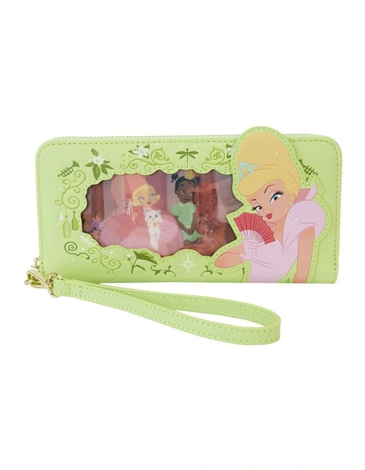 The Princess & The Frog Tiana Series Lenticular Zip Wristlet 8x4in image 1