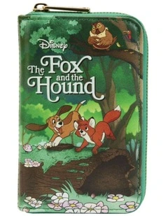 The Fox & the Hound Classic Book Zip Around Purse Wallet