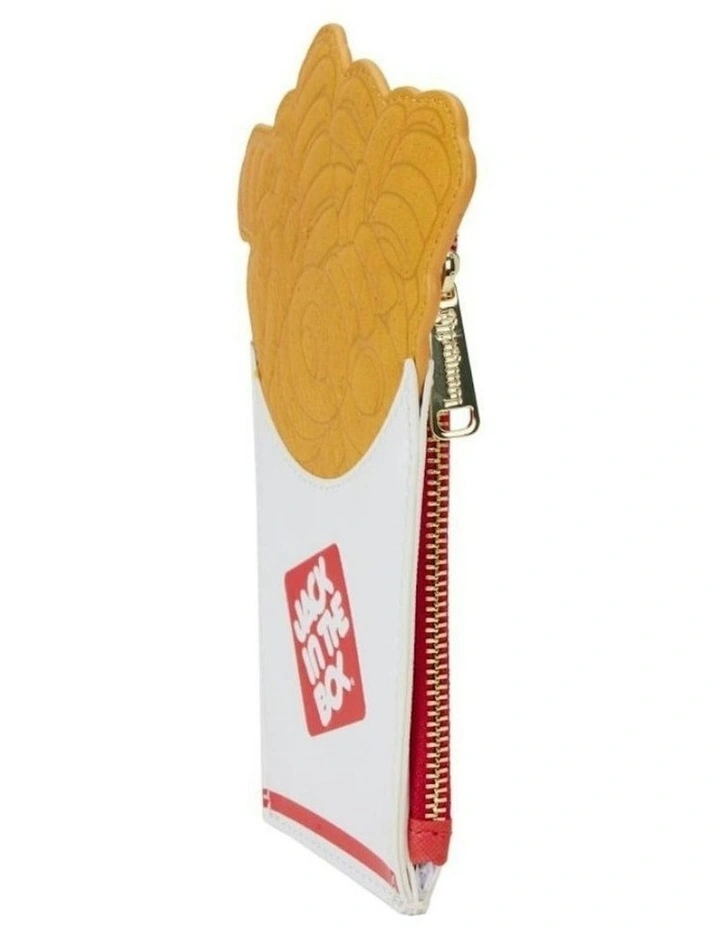 Jack In The Box Curly Fries Card Holder Storage Zipped Organiser 2.5x6in image 2