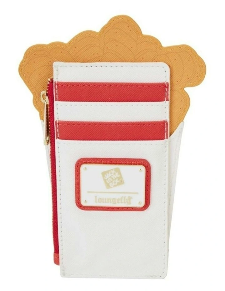 Jack In The Box Curly Fries Card Holder Storage Zipped Organiser 2.5x6in image 3