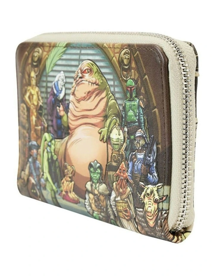 Star Wars 40th Anniv Jabbas Palace Zip Around Wallet Coin Purse 6x4in image 2