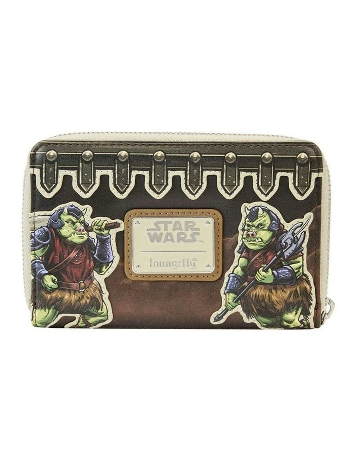 Star Wars 40th Anniv Jabbas Palace Zip Around Wallet Coin Purse 6x4in image 3