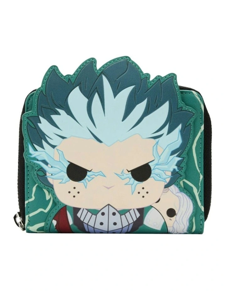 My Hero Academia Deku Infinity Pop Zip Around Coin Purse Wallet w/ Card Holder image 1