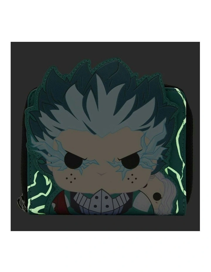 My Hero Academia Deku Infinity Pop Zip Around Coin Purse Wallet w/ Card Holder image 2