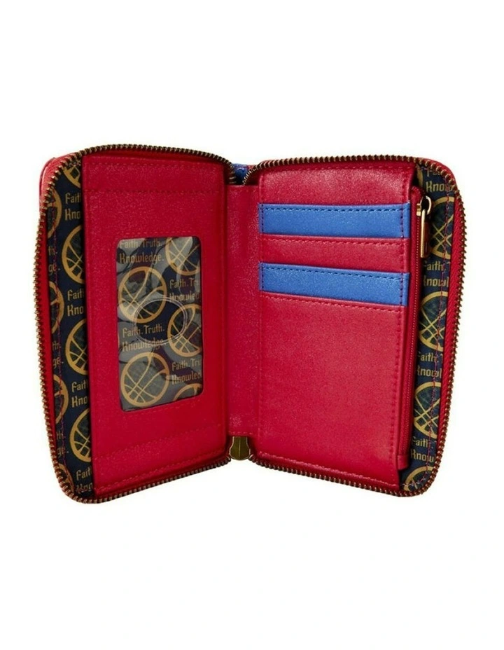 Marvel Doctor Strange Cosplay Zip Around Wallet Coin Purse 6x4in image 4