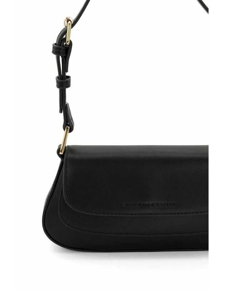 Hailey Shoulder Bag in Black image 5