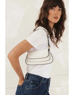 Hailey Shoulder Bag in White