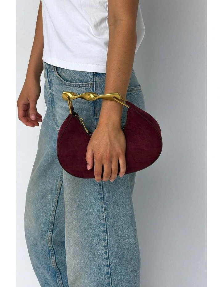 Myla Handbag Burgundy Red image 7